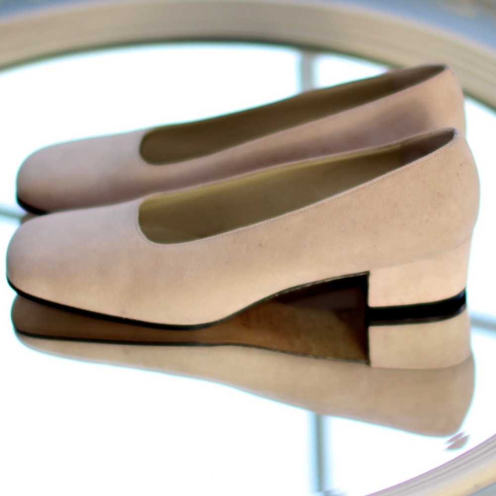 Prada Nude Camoscio Vaniglia/Vanilla Suede NEW - Picture 3 of 8
